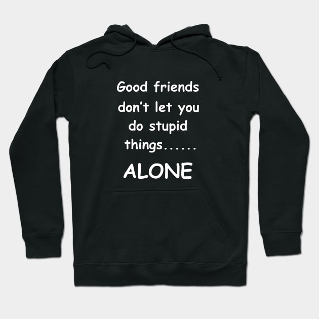 Friends W/B Hoodie by SiSuSiSu